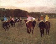 Edgar Degas Racehorse ground oil painting artist